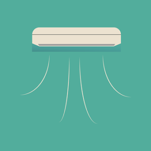 split type AC unit